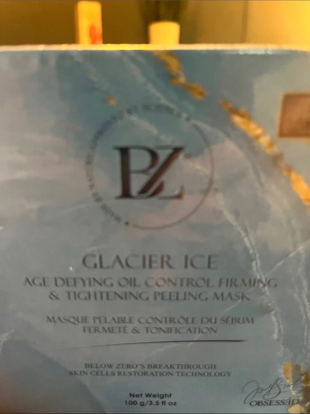 Glacier Ice Age-Defying Oil Control Firming & Tightening Peeling Mask - Blue